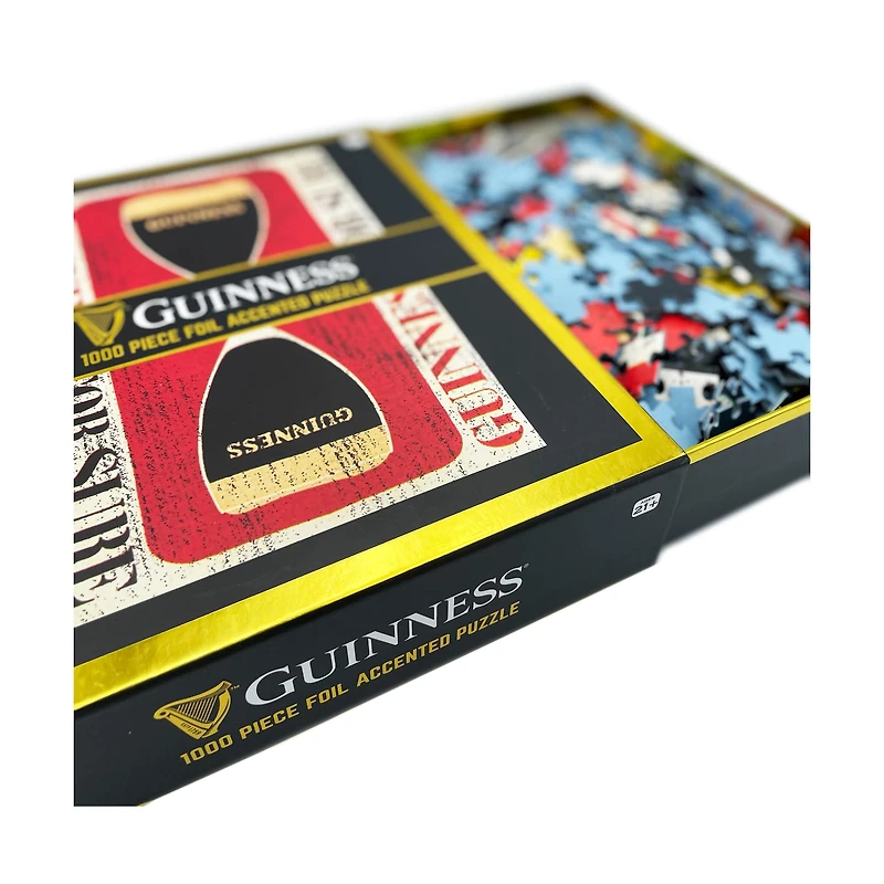 Guinness Foil Accented Puzzle - Retro: 1000 Pcs