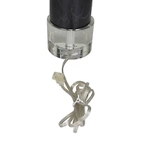 Marble Slender Stand Table Lamp with Drum Shade 15" x 15" x 29