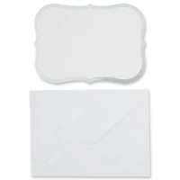 Silver Foil Flat Cards & Envelopes by Recollections™, 5" x 7"