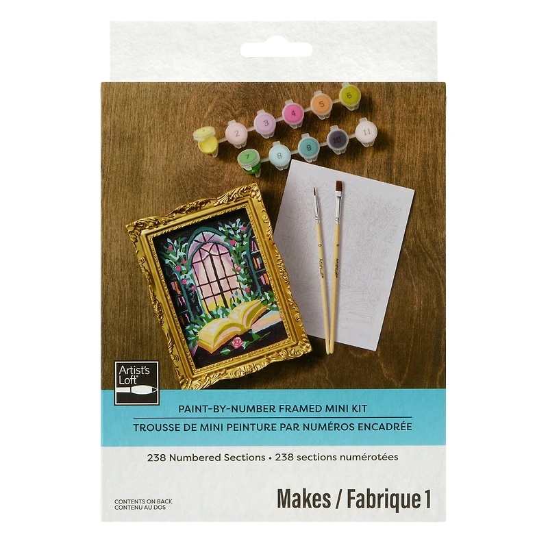 Library Paint-by-Number Framed Mini Kit by Artist's Loft®