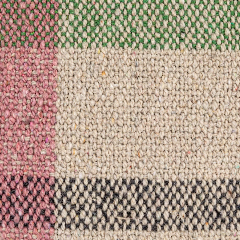 Hello Honey® Highland Hearth Woven Plaid Pillow with Braided Fringe