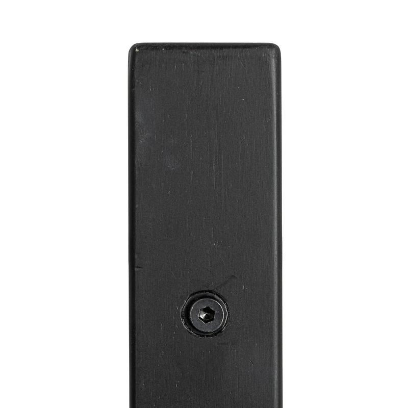 Hello Honey® Black Chic Fir Wood & Metal Tray Table