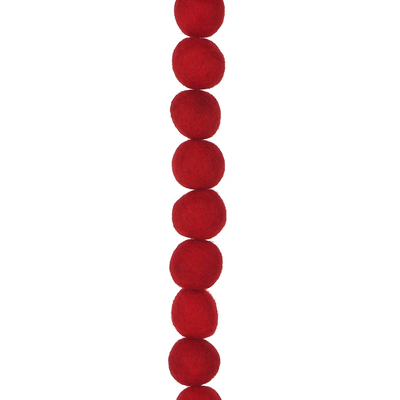 6ft. Red Pom Pom Garland by Ashland®