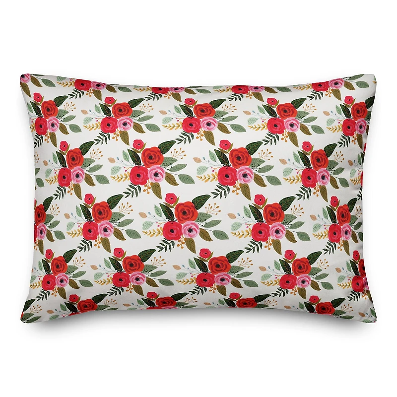 Flowers Throw Pillow