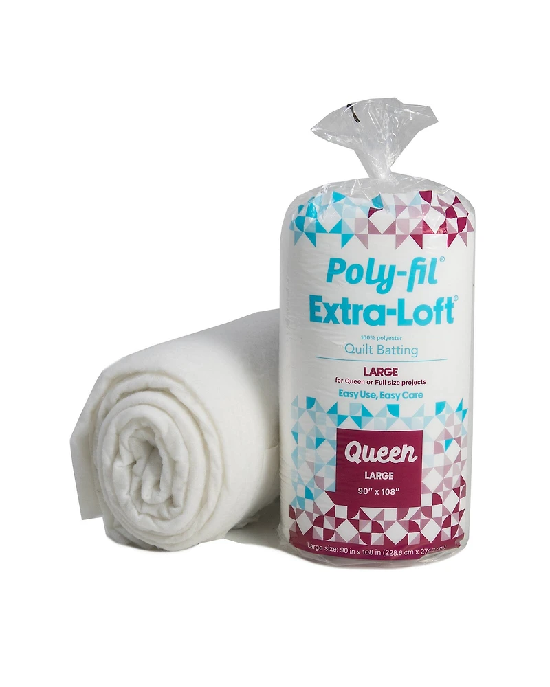 Poly-Fil® Extra Loft® 90" x 108" Queen Polyester Quilt Batting