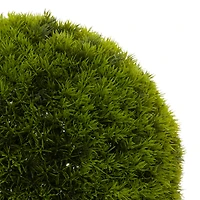 15" Vinyl Green Grass Topiary Ball