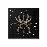 Stupell Industries Starry Halloween Spider Insect Canvas Wall Art