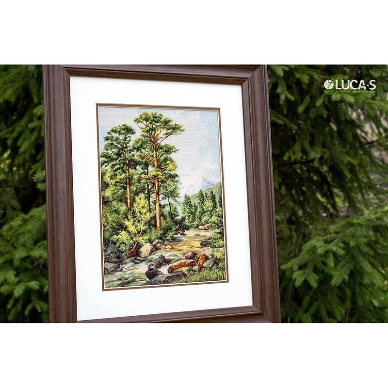Luca-s Mountain River Counted Cross Stitch Kit