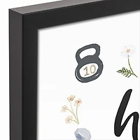 Home Sweet Home Gym 16" x 20" Black Framed Canvas