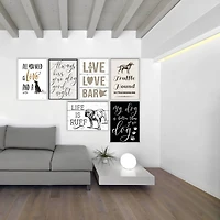 Stupell Industries Always Kiss Your Dog Goodnight Wall Plaque