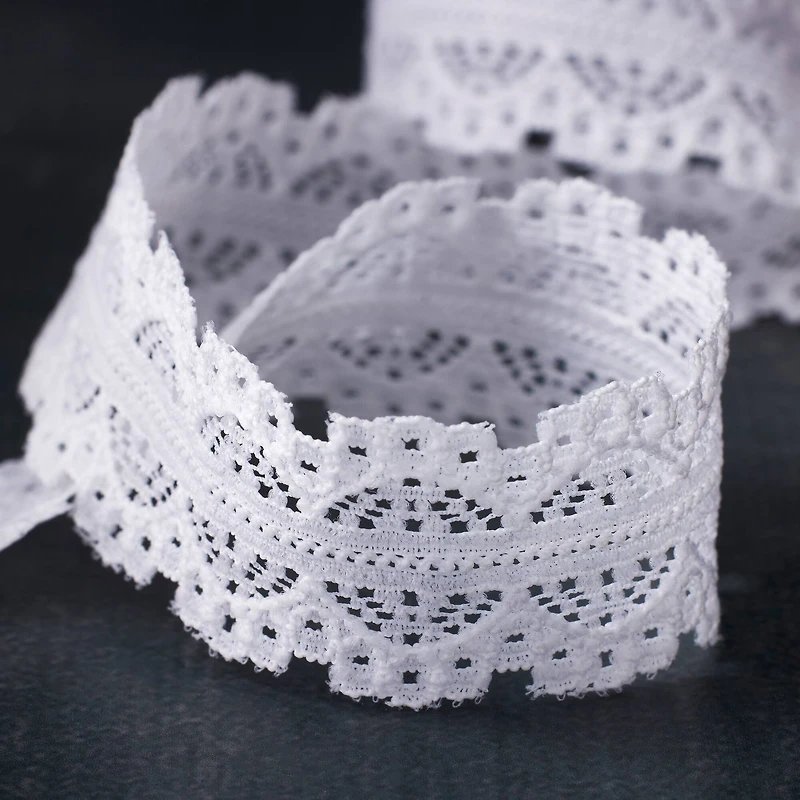 12 Pack: 7/8" x 3yd. Circle Lace by Celebrate It®