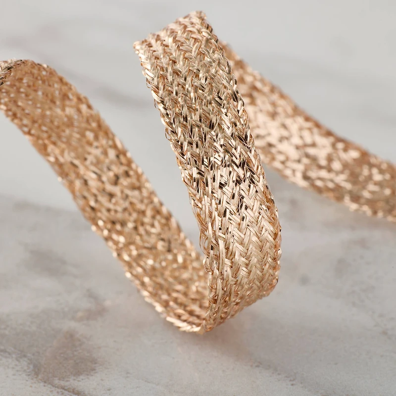 3/8" x 5yd. Gold Metallic Ribbon by Celebrate It® Classic