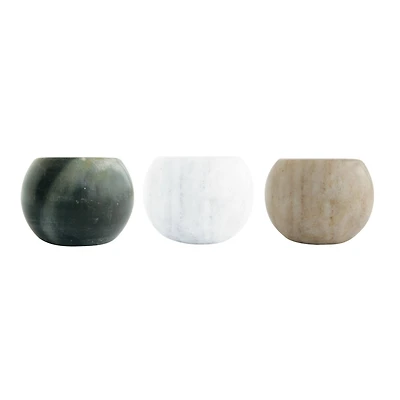 Hello Honey® 3" Multicolor Round Marble Bowl Set