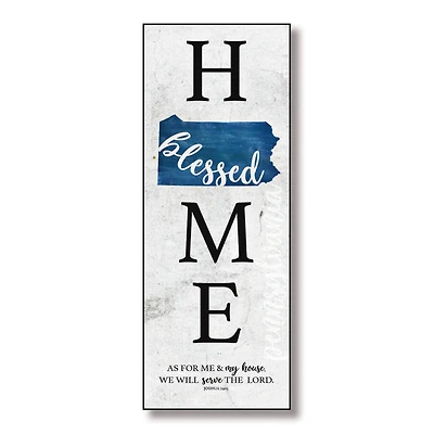 Blessed Pennsylvania Home Wall Plaque