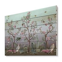 Designart - Chinoiserie With Birds and Peonies II