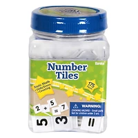 Eureka® Tub of Number Tiles Manipulatives