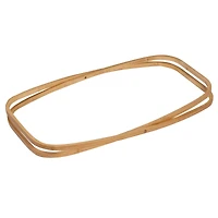 Honey Can Do Gray Bamboo & Canvas Laundry Hamper