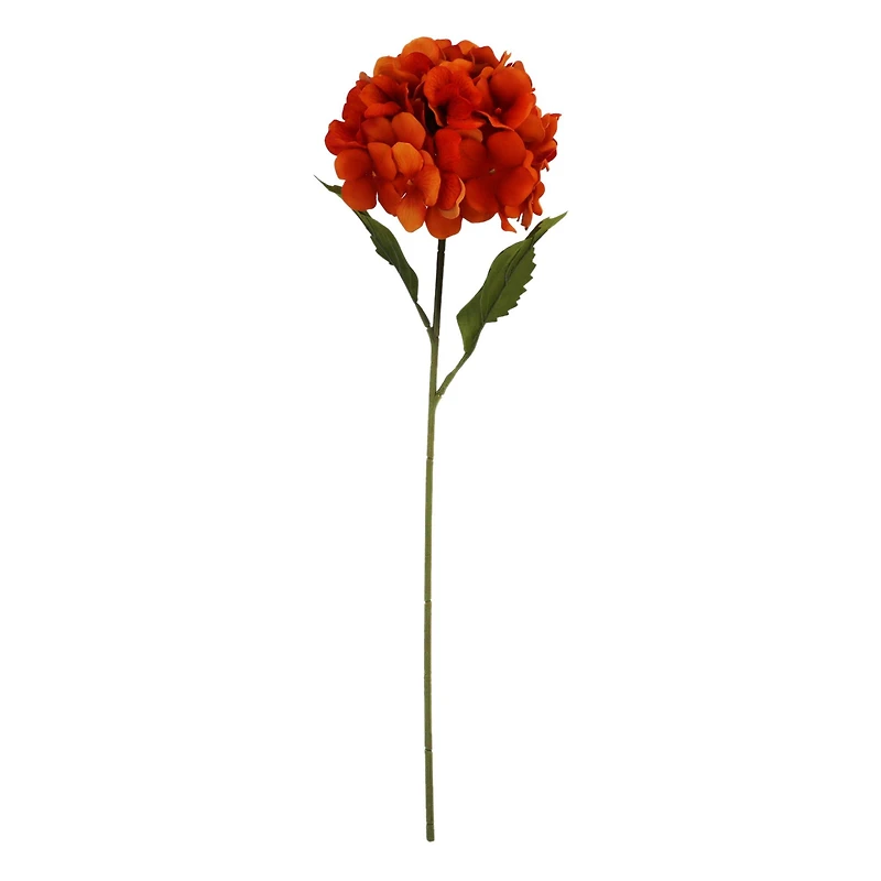 25" Orange Hydrangea Stem by Ashland®