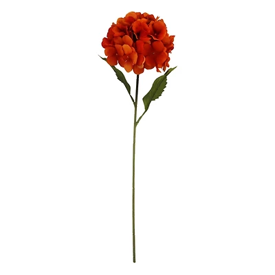 25" Orange Hydrangea Stem by Ashland®