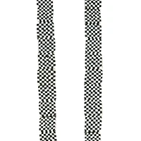 Black & White Checker Clay Square Beads by Bead Landing™