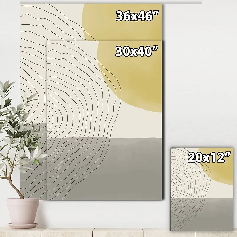 Designart - Minimal Geometric Compostions Of Elementary Forms XXXIV