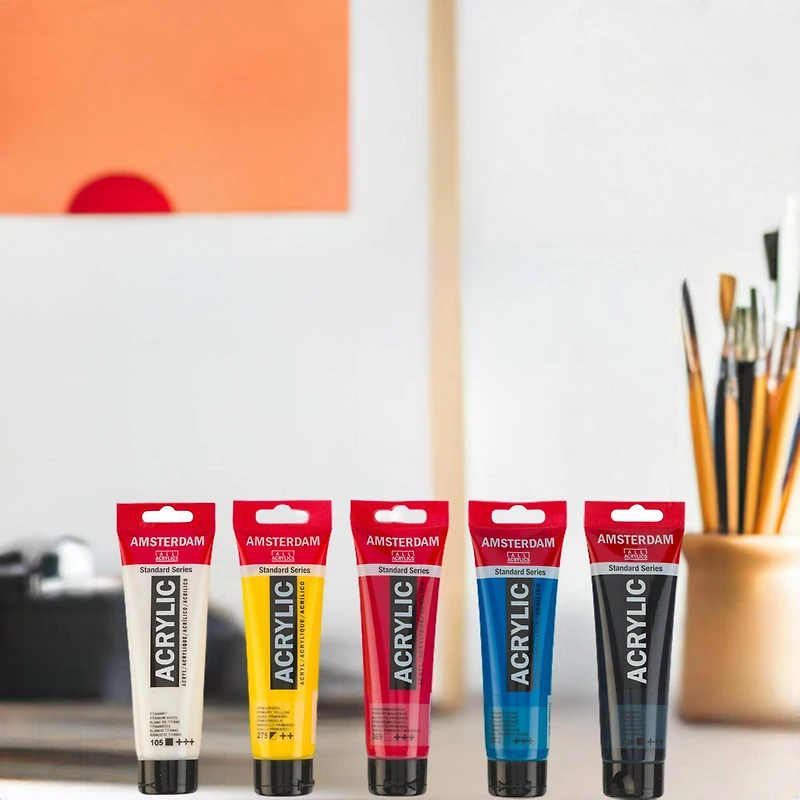 Amsterdam Standard Series Primary Acrylic Paint Set