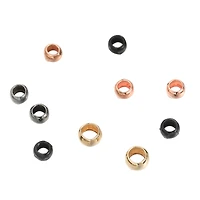 2mm Assorted Colors Metal Crimp Beads, 600ct. by Bead Landing™
