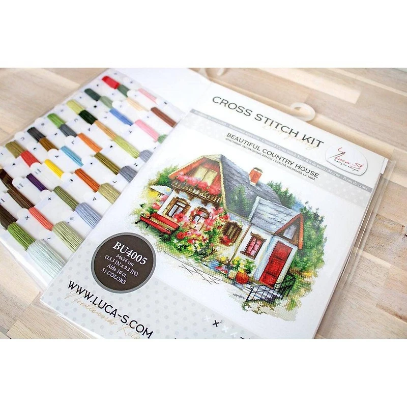 Luca-s Beautiful Country House Counted Cross Stitch Kit