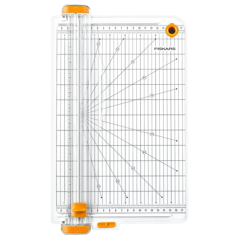 Fiskars® SureCut™ Deluxe Trimmer with Built-In Storage