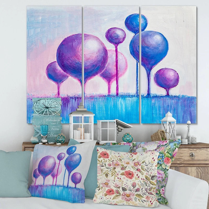 Designart - Colourful Ornamental Trees I