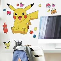 RoomMates Pikachu Peel & Stick Giant Wall Decal