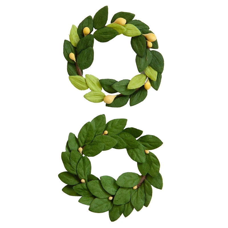 Green Paper Wreath Embellishments by Recollections™