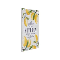 Hello Honey® Gather in Our Kitchen Wood Wall Décor with Lemons