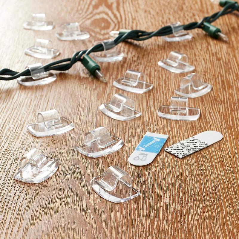 3M Command™ Outdoor Light Clips, Clear