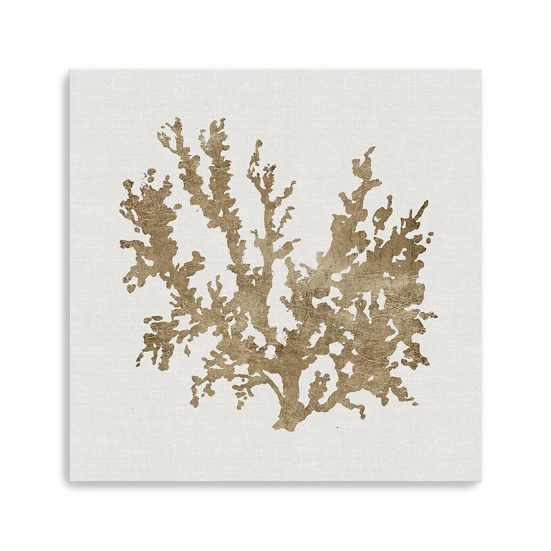 Metallic Coral II Canvas Giclee