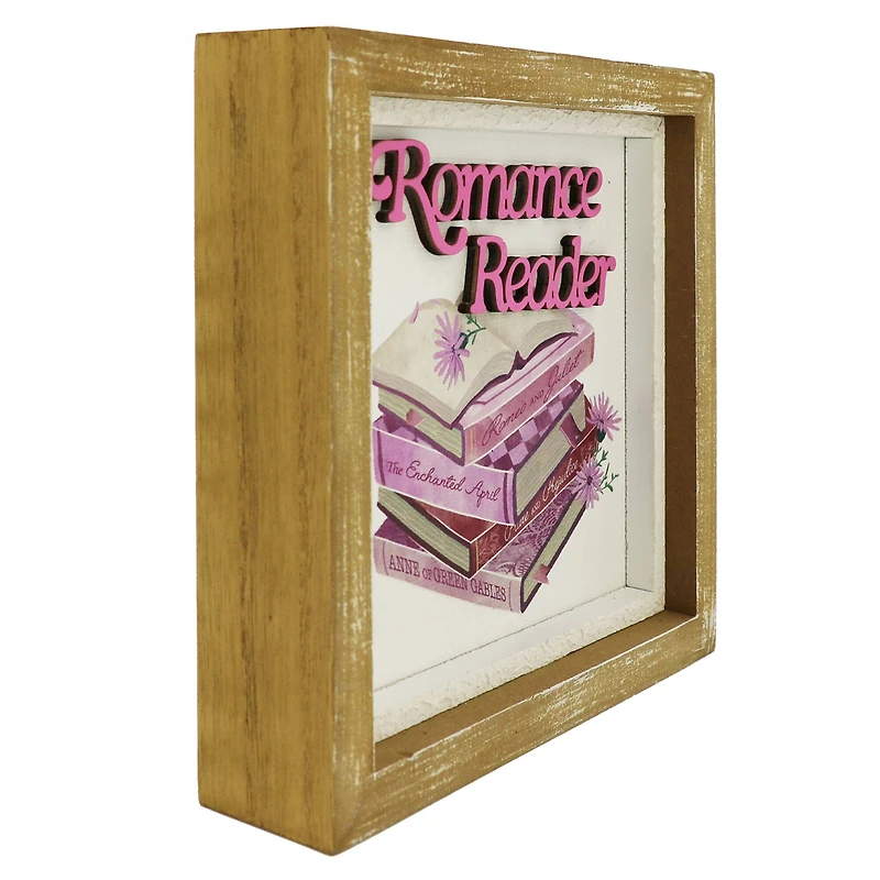 6.25" Romance Reader Wooden Tabletop Décor by Ashland®