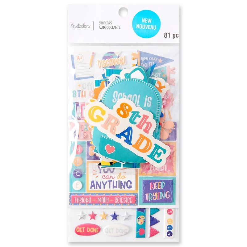 8th Grade Stickers by Recollections™