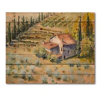 Designart - Little Farm In Countryside