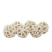 4" Natural Jute Vase Filler Orbs, 6ct.