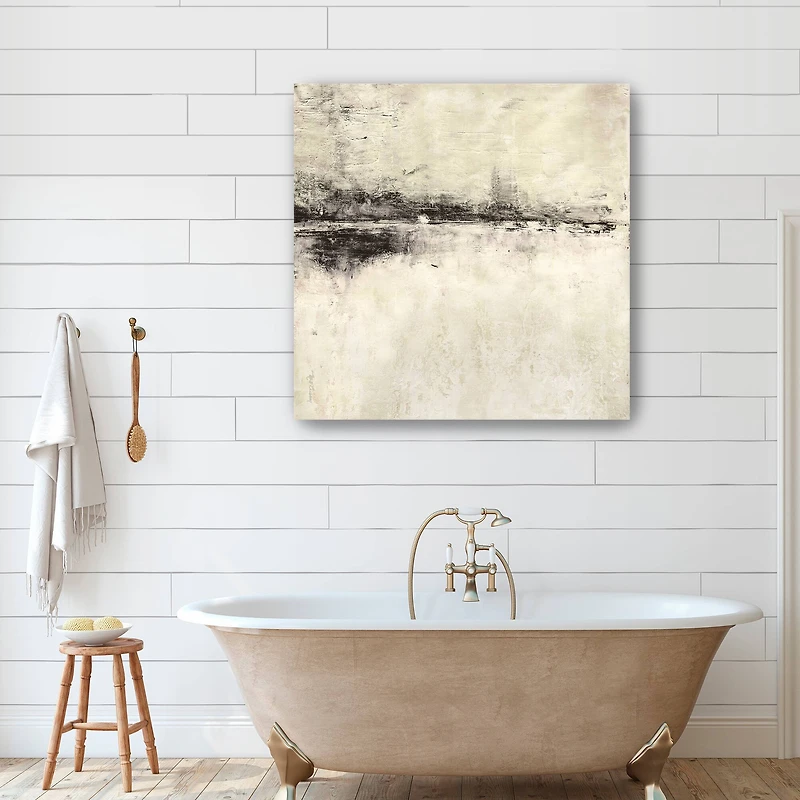 Reflection In Ebony Canvas Giclee
