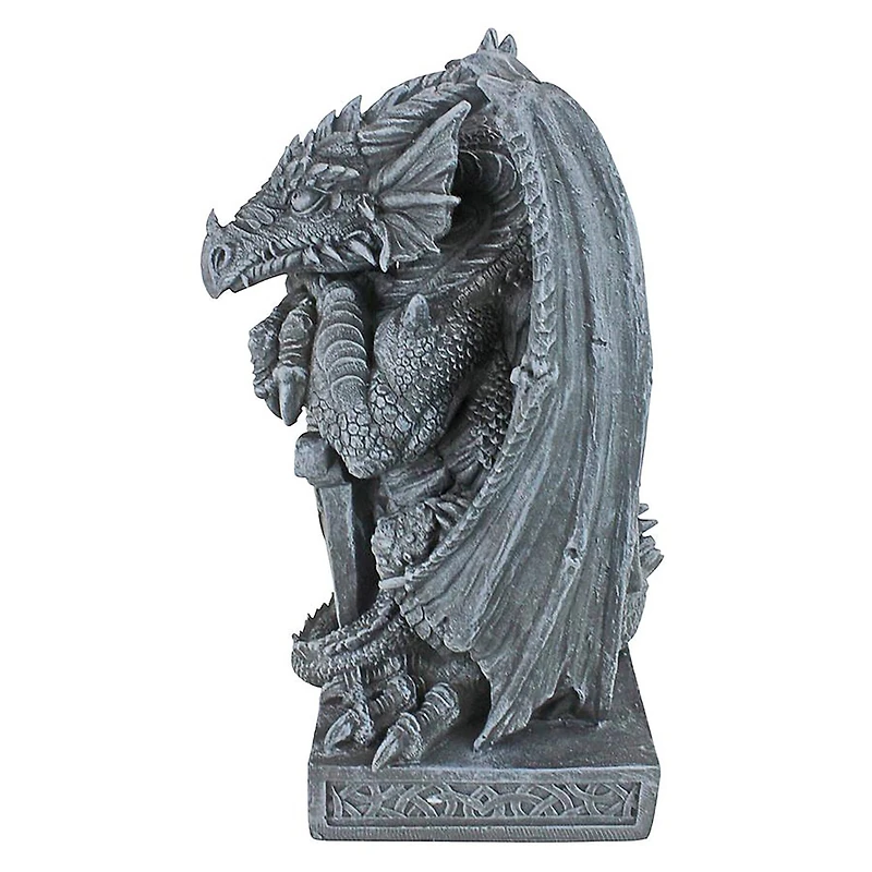 Design Toscano Sword, the Arthurian Dragon Statue