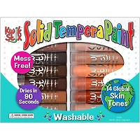 Kwik Stix™ Global Skin Tones Tempera Paint Sticks