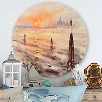 Designart - Panorama of Venice Laguna At Sunset