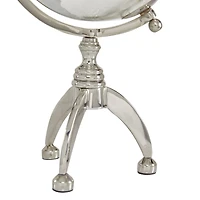 15" Silver Aluminum Glam Globe