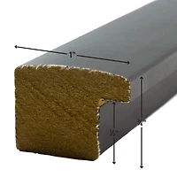 Craig Frames 4 Pack: Contemporary Brazilian Walnut Picture Frame with Mat