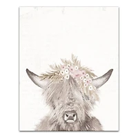 Baby Highland 16" x 20" Canvas Wall Art
