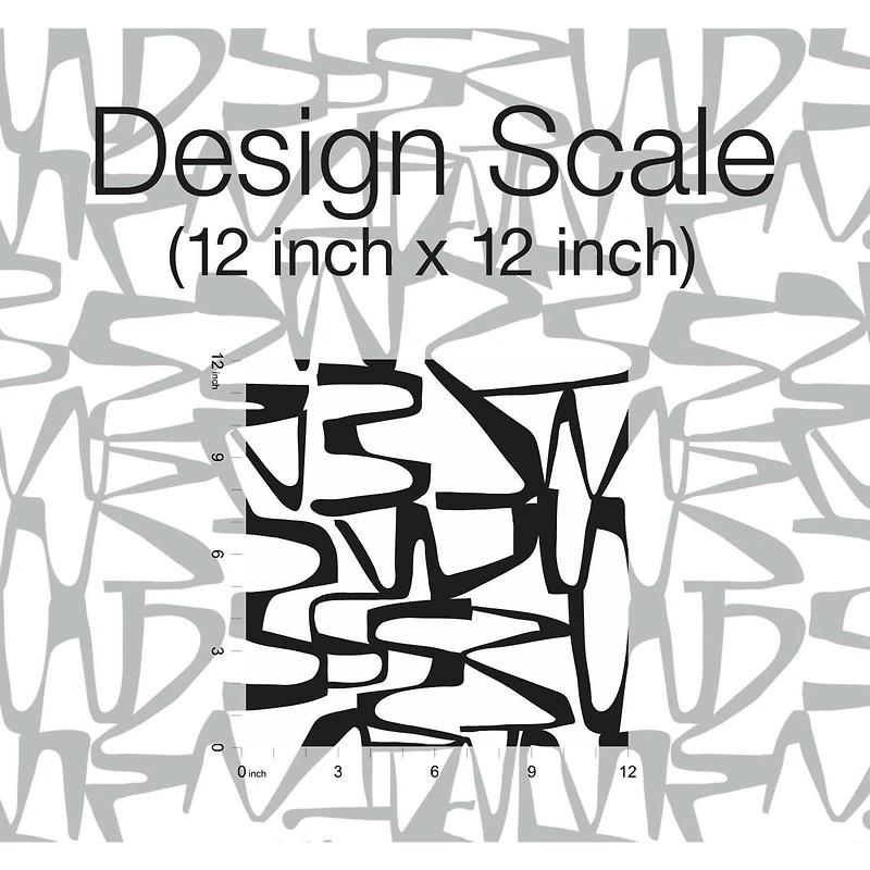 RoomMates Black Enigmatic Peel & Stick Wallpaper