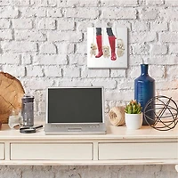 Stupell Industries Labrador Puppies Rain Boots Red White Dog Art