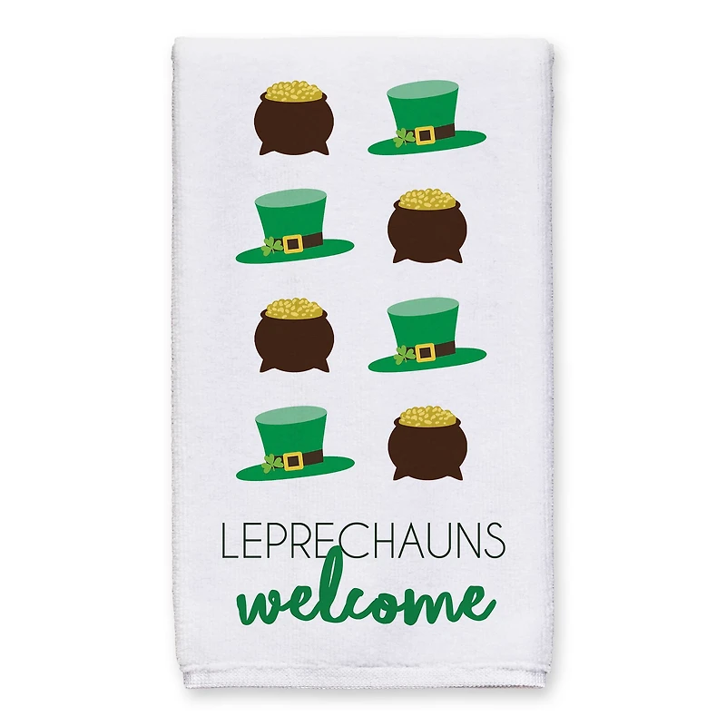 Leprechauns Welcome St. Patrick's Day Tea Towel Set