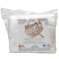 Warm & White® 120" x 124" Pre-Cut King Cotton Batting